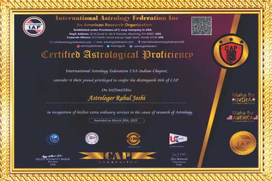 Astrologer Rahul Joshi